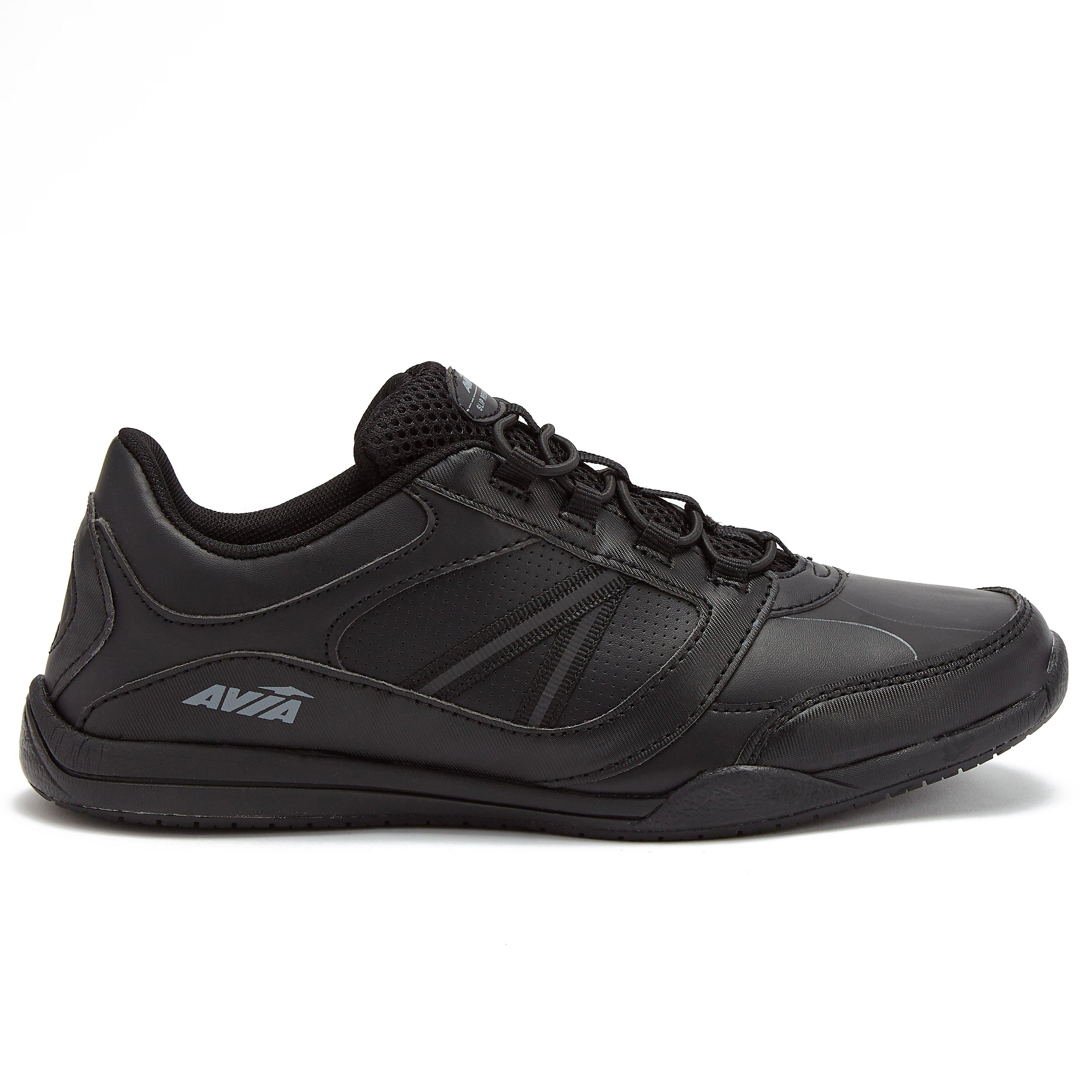 Avia 9999 Avi-Motion Women's Archrocker Flex Plus Sneaker Shoe Black White  Sz 7