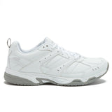 Men's Avia non-slip White lace up sneakers with thick rubber sole and slip resistant tread